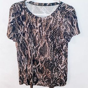 Snakeskin Print 24/7 Tee